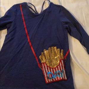 Jessica Simpson tunic “Friyay” top